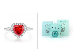 Rotating Rose Teddy Bear Gift Box