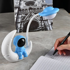Astronaut Moon Night Light LED Desk Lamp for Students
