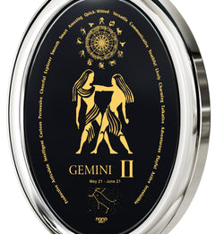 Gemini Zodiac Necklace