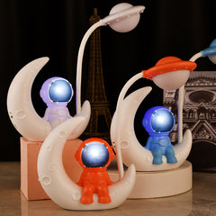 Astronaut Moon Night Light LED Desk Lamp for Students