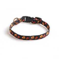 Halloween Pet Collar with Bowknot and Ghost Pattern