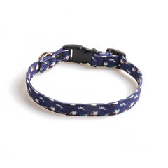 Halloween Pet Collar with Bowknot and Ghost Pattern
