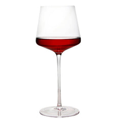 Burgundy Crystal Glass Wine Goblet - Wholesale Style