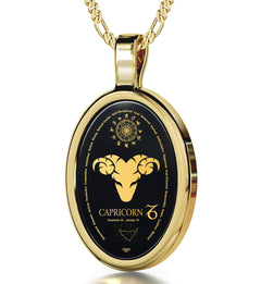 Capricorn Zodiac Necklace
