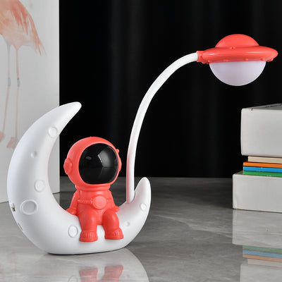 Astronaut Moon Night Light LED Desk Lamp for Students
