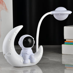 Astronaut Moon Night Light LED Desk Lamp for Students