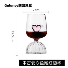 Luxury Crystal Wine Glass Set with Decanter and Goblets
