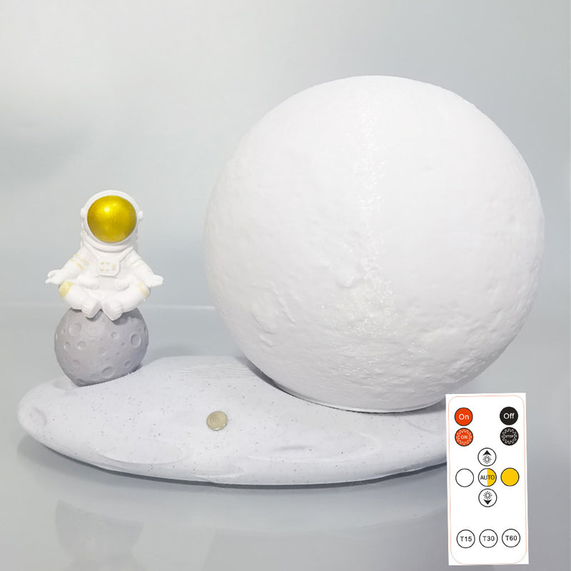 Moon Lamp Astronaut Creative Rotating Starry Light