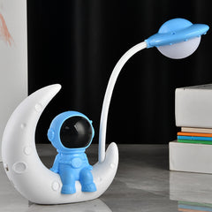 Astronaut Moon Night Light LED Desk Lamp for Students